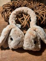 Pluche konijnenoorwarmers, beige, Ophalen of Verzenden, Zo goed als nieuw, 104 of kleiner, Jongen of Meisje