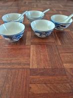 Chinese Soepkommen Set (5 stuks + 3 lepels), Ophalen, Gebruikt, Kom(men), Overige stijlen