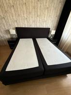 Te koop: Swiss Sense zwarte boxspring (180x200 cm), Ophalen, Gebruikt, Zwart, Tweepersoons