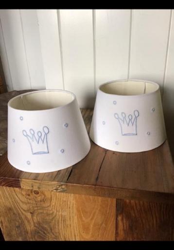 Lampenkap kinderkamer heboorte nachtlampje blauw baby evt 2. beschikbaar voor biedingen