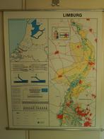 schoolplaat Limburg, Antiek en Kunst, Antiek | Schoolplaten, Ophalen, Aardrijkskunde
