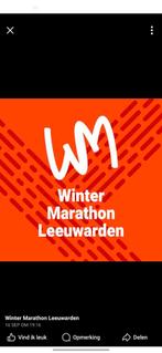 Gezocht startbewijs halve Marathon, Ophalen of Verzenden, Nieuw, Overige typen, Overige merken