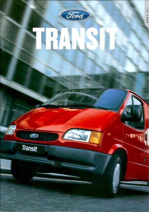 Brochure Ford Transit 1999, Boeken, Auto's | Folders en Tijdschriften, Gelezen, Ford, Ophalen of Verzenden