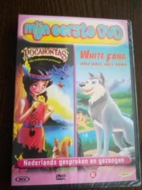 Pocahontas & White Fang - Mijn eerste dvd (DVD) Geseald, Cd's en Dvd's, Dvd's | Tekenfilms en Animatie, Nieuw in verpakking, Europees