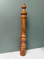 Grote antieke vintage houten pepermolen 46cm, Antiek en Kunst, Antiek | Keukenbenodigdheden, Ophalen of Verzenden