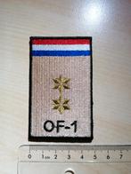 Eerste luitenant rang patch/badge desert/multicam, Ophalen of Verzenden, Landmacht, Nederland, Embleem of Badge