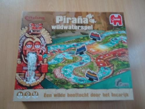 Efteling Pirana wildwaterspel, bordspel. Jumbo, Hobby en Vrije tijd, Gezelschapsspellen | Bordspellen, Zo goed als nieuw, Een of twee spelers