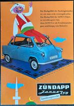 Ansichtkaart met Kleinwagen Zundapp Janus, Ongelopen, Voertuig, Verzenden, 1980 tot heden