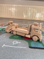 Handgemaakte Houten Transportwagen, Kinderen en Baby's, Speelgoed | Houten speelgoed, Ophalen of Verzenden, Nieuw, Duw- of Trekspeelgoed