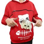 Kitten trui, hoodie met capuchon. kat sweater, Ophalen of Verzenden, Zo goed als nieuw