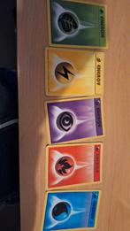 Oude Pokemon Energy kaarten 1999 en 2000, Gebruikt, Ophalen of Verzenden