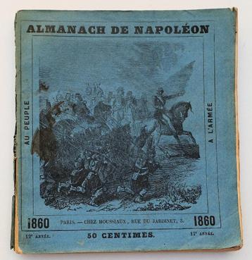 Almanach de Napoléon 1860 Almanak Napoleon Bonaparte beschikbaar voor biedingen