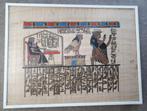 Egyptisch schilderij op Papyrus handbeschilderd, Ophalen of Verzenden