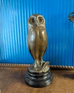 Bronzen Uil sculptuur naar Milo, Antiek en Kunst, Ophalen of Verzenden