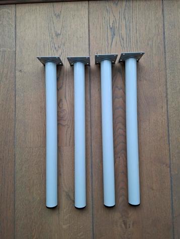 4 metalen tafelpoten - 40cm hoog beschikbaar voor biedingen