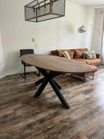 Mango houten eettafel ovaal, Huis en Inrichting, Tafels | Eettafels, Ophalen, Vijf personen of meer, Metaal, Ovaal