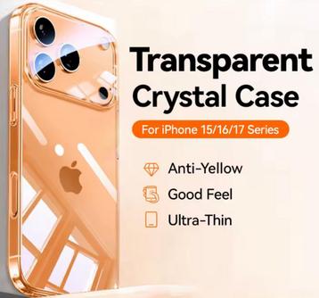 iPhone 17 Pro Max beschermings hoes, transparant,anti-yellow beschikbaar voor biedingen