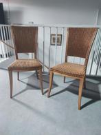 Stoelen, Huis en Inrichting, Stoelen, Ophalen, Gebruikt, Bruin, Twee