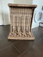 Rieten laarzenrek voor 4 paar laarzen, Huis en Inrichting, Ophalen, Gebruikt