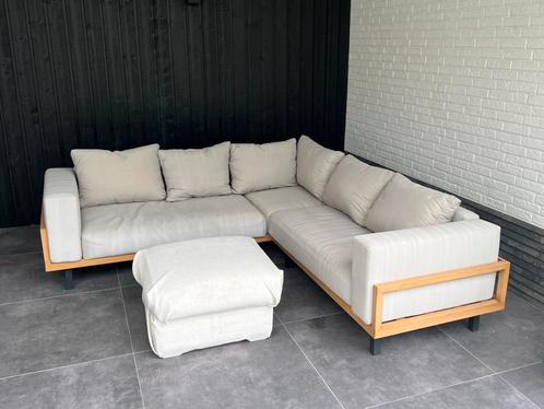 Loungeset Dean van Karwei met aluminium frame en kussens, Tuin en Terras, Tuinsets en Loungesets, Zo goed als nieuw, Loungeset
