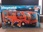 playmobil supportersbus, oranje met extra spelers, scheidsre, Ophalen of Verzenden, Zo goed als nieuw, Complete set