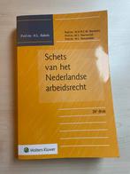 Schets van het Nederlandse arbeidsrecht - 26e druk, Verzenden, Alpha, Zo goed als nieuw, WO