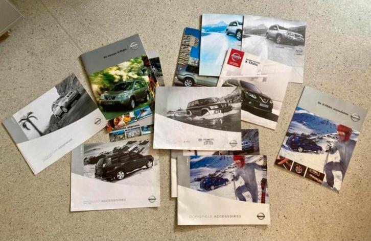 Verzameling Folders Nissan X - Trail ca 2003, Boeken, Auto's | Folders en Tijdschriften, Zo goed als nieuw, Nissan, Verzenden