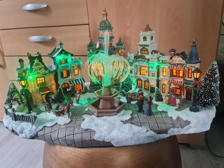 Kerst huisjes met verlichting, Diversen, Kerst, Gebruikt, Ophalen