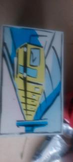 Leuke blauwe opbergdoos met raket motief, Ophalen of Verzenden, Zo goed als nieuw, Overige genres