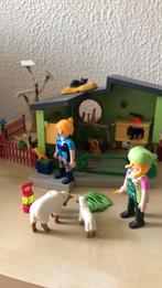 Playmobil huisje met veel dieren en toebehoren, Kinderen en Baby's, Speelgoed | Playmobil, Ophalen of Verzenden, Zo goed als nieuw