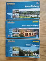 Bikeline fietsroutes Moezel, Neckar en Saale, Boeken, Reisgidsen, Fiets- of Wandelgids, Ophalen of Verzenden, Gelezen, Overige merken