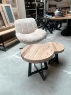 Salontafelset elmwood stripstaal, Ophalen