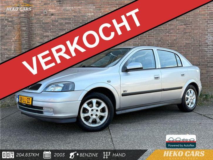 Opel Astra 1.6 Njoy·Airco·Cruise·Elek. ramen·Trekhaak, Auto's, Opel, Bedrijf, Te koop, Astra, ABS, Airbags, Airconditioning, Alarm