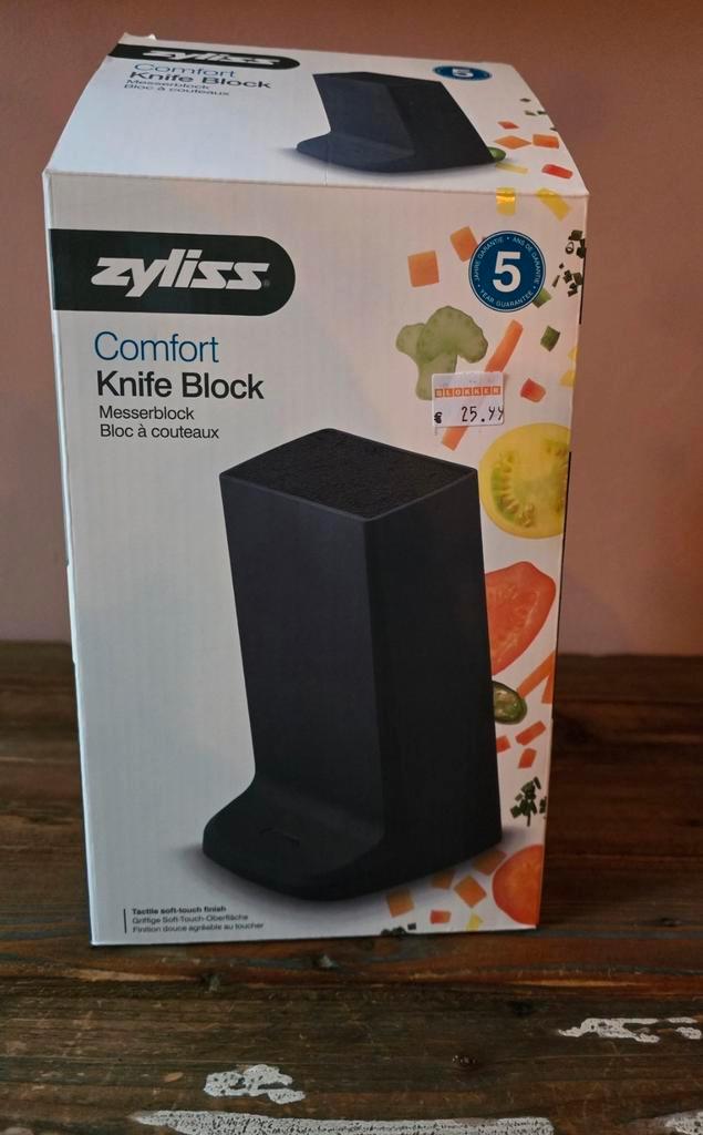 NIEUW ZYLISS MESSENBLOK 8 MESSEN - INFO ZIE ADVERTENTIE, Huis en Inrichting, Keuken | Keukenbenodigdheden, Nieuw, Ophalen of Verzenden