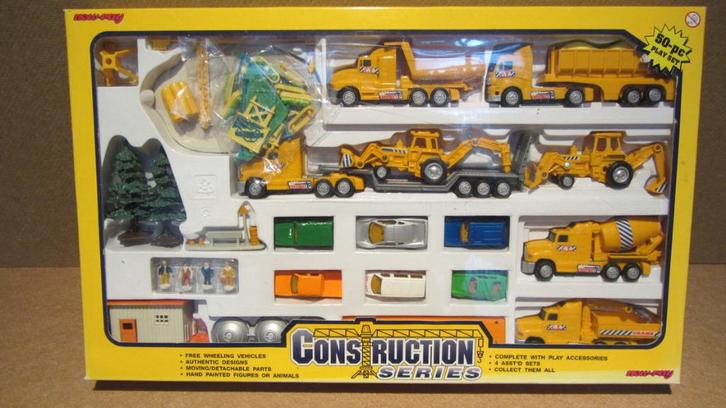 NewRay Construction auto-set te koop - grote set - 46913, Hobby en Vrije tijd, Modelauto's | 1:87, Zo goed als nieuw, Auto, Overige merken