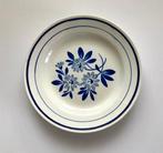 Gien Ceres etagère presenteer schaal op voet faience blauw, Ophalen of Verzenden