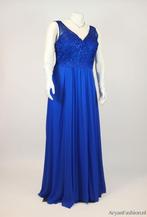 SALE Royalblauwe galajurk grote maat 50, 52, 54, Galajurk, Blauw, Maat 46/48 (XL) of groter, Nieuw