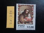 peru - kerst 1986 (zx-234), Ophalen of Verzenden, Gestempeld, Zuid-Amerika