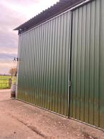 Schuifdeuren loods damwand, Ophalen, Gebruikt, Buitendeur, Schuifdeur