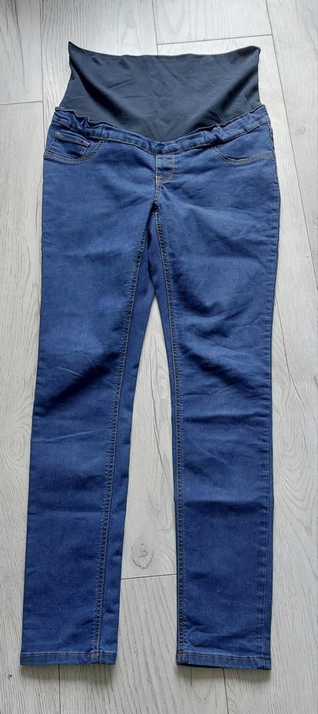 Zwangerschapsbroek van Noppies maat 32 (damesmaat 38), Maat 38/40 (M), Blauw, Ophalen of Verzenden, Zo goed als nieuw