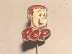 Metalen PEP STRIPBLAD Speld (Rood/Metaalkleur)., Verzenden, Zo goed als nieuw, Figuurtje, Speldje of Pin