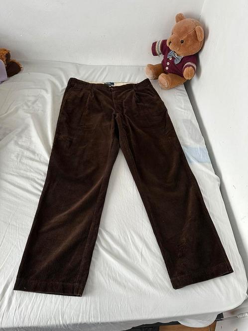 Mooie Ralph Lauren Corduroy Chatfield Pant (Bruin), Kleding | Heren, Broeken en Pantalons, Zo goed als nieuw, Overige maten, Bruin