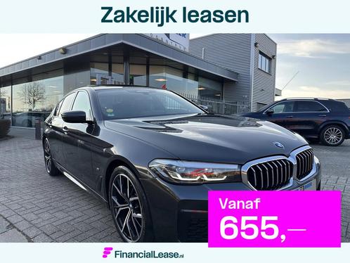 BMW 5 Serie 520d M-sport 520 Schuifdak | HUD | Adapt. Cruise, Auto's, BMW, Bedrijf, Lease, Financial lease, 5-Serie, ABS, Achteruitrijcamera