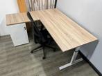 T- line Hoekbureau + standcontainer (wit), Ophalen of Verzenden