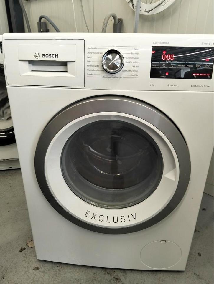 Bosch Serie 6 Wasmachine 9kg - 1400 toeren, Witgoed en Apparatuur, Wasmachines, Gebruikt, Voorlader, 8 tot 10 kg, 85 tot 90 cm