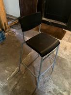 IKEA barkruk – met rugleuning en voetensteun, Ophalen, Kunststof, Gebruikt, Met voetsteun