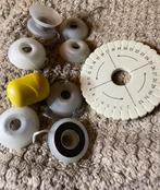 Kumihimo schijf, bobbins en een gewicht, Ophalen, Zo goed als nieuw, Garen of Naald(en)