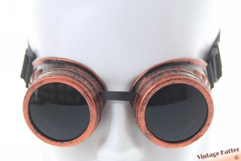 Steampunk lasbril Goggles in verschillende kleuren nieuw, Hobby en Vrije tijd, Kostuums, Theaterbenodigdheden en LARP, Nieuw, Accessoires