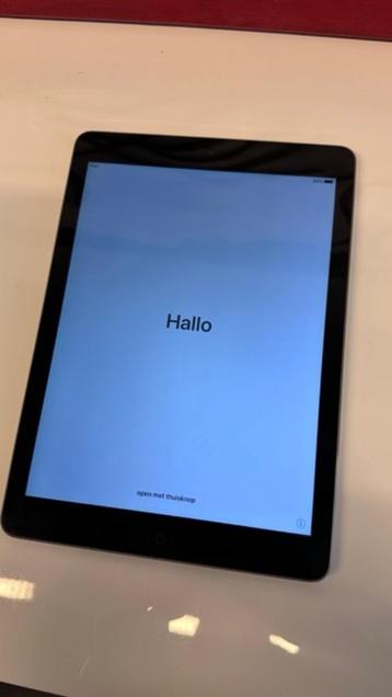iPad Air 16GB WiFi met hoesje – werkt prima! beschikbaar voor biedingen