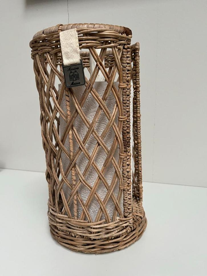 Rivièra Maison Keukenrolhouder Rustic Rattan, Huis en Inrichting, Keuken | Keukenbenodigdheden, Gebruikt, Ophalen of Verzenden